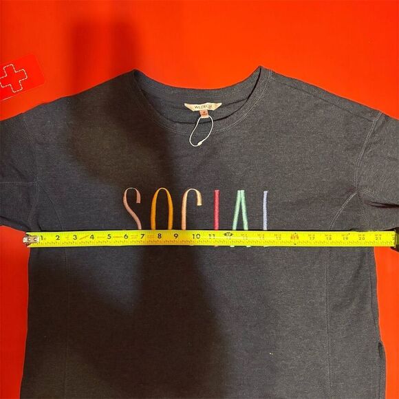 Wildfox Women's Gray‎ Crew Neck Sweatshirt M - Picture 5 of 11